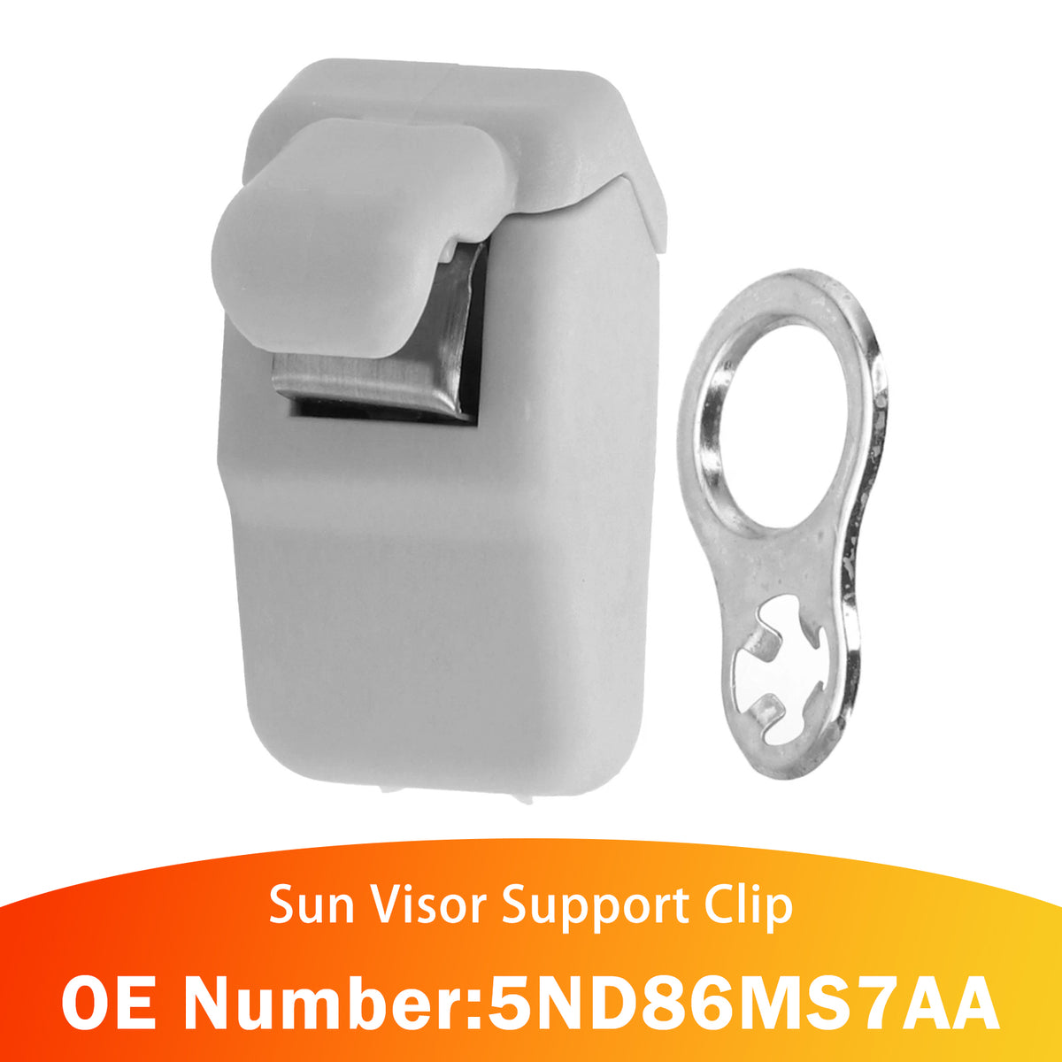Clip de support de pare-soleil 5ND86MS7AA Pour Fiat 500L 2014-2017