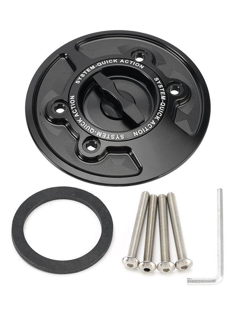 CNC SCHWARZER TANKDECKEL für BMW S 1000 R RR/M 1000 R RR 2008-2026
