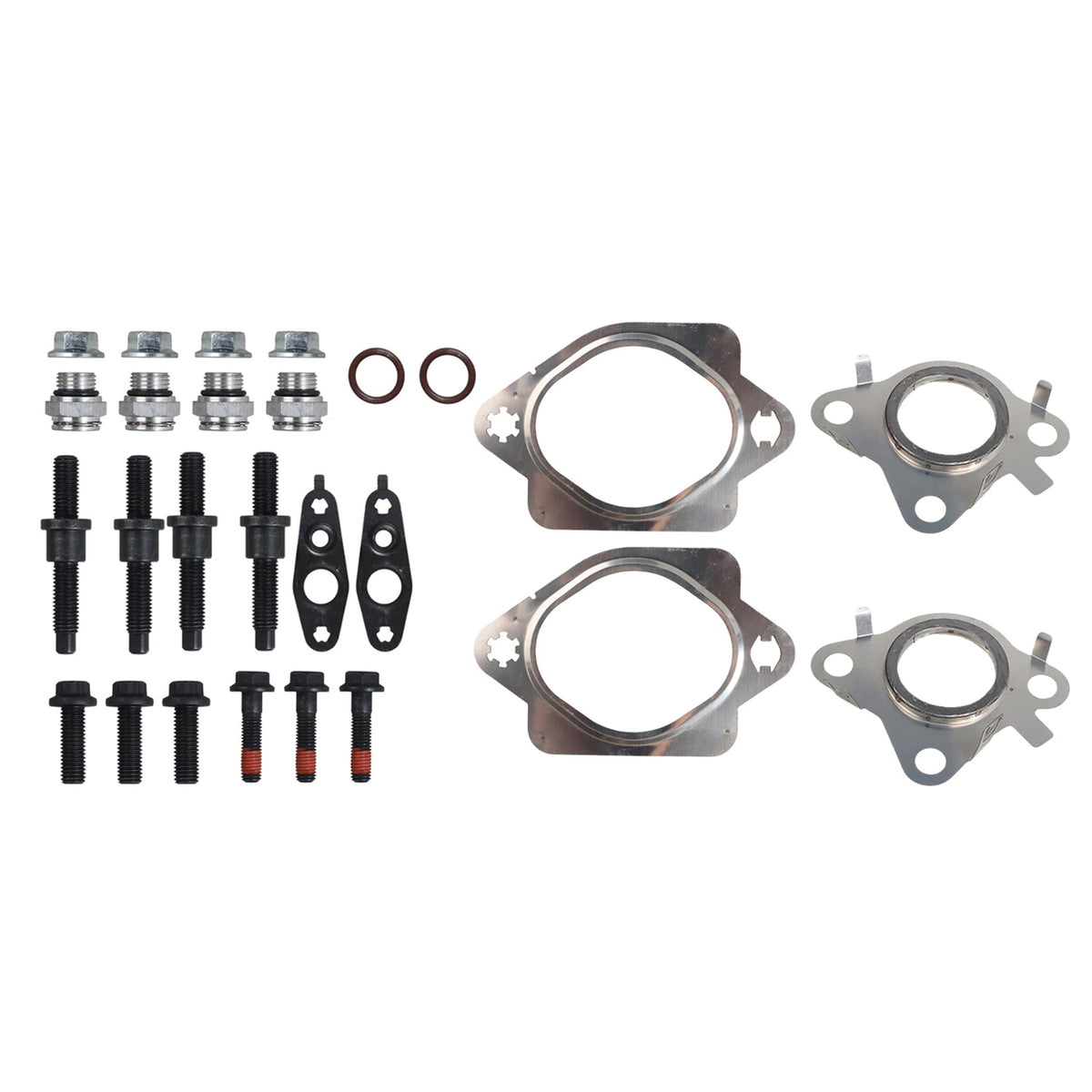 Collettore di scarico con perno e dado e raccordo turbo per Ford EcoBoost da 3,5 litri