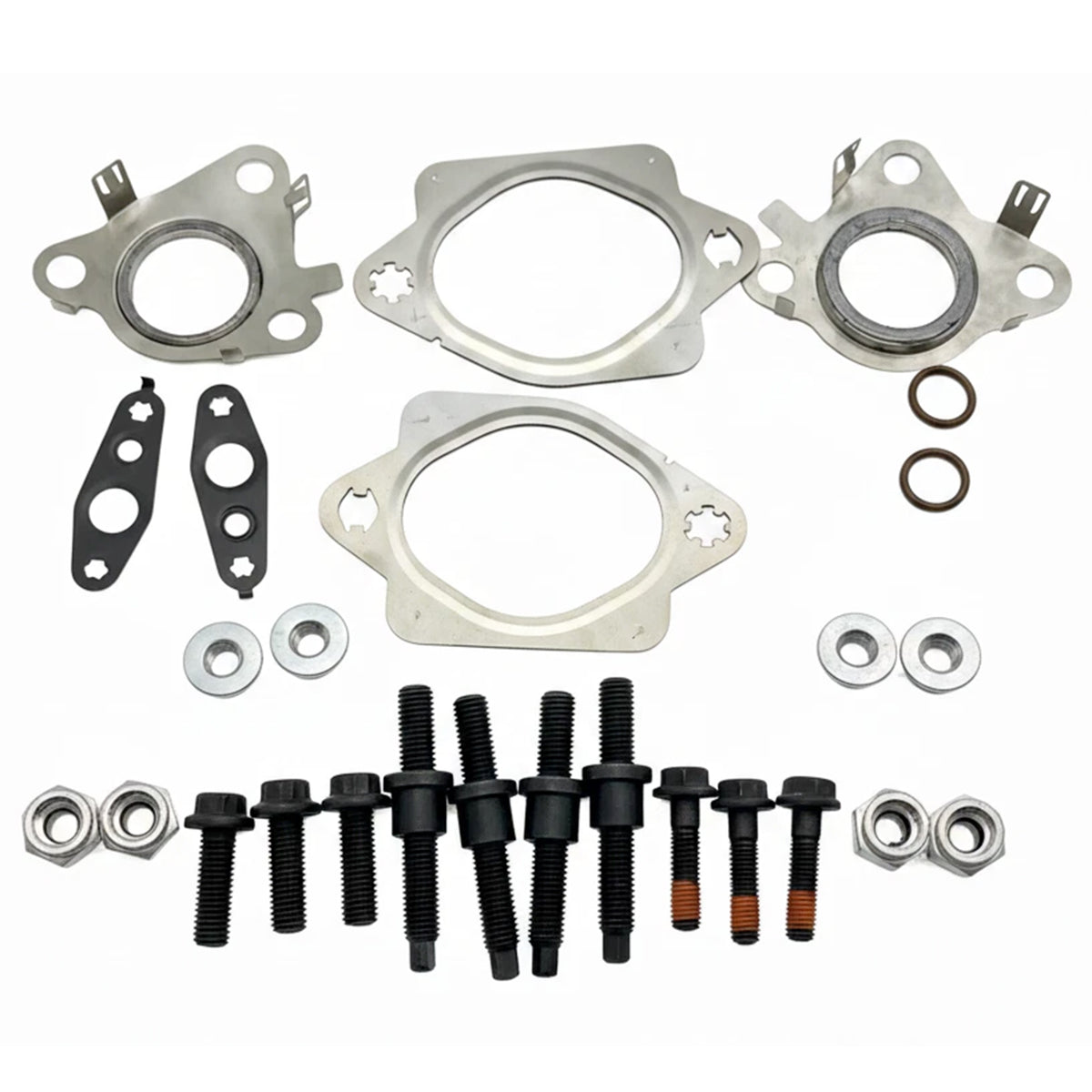 Collettore di scarico con perno e dado e raccordo turbo per Ford EcoBoost da 3,5 litri
