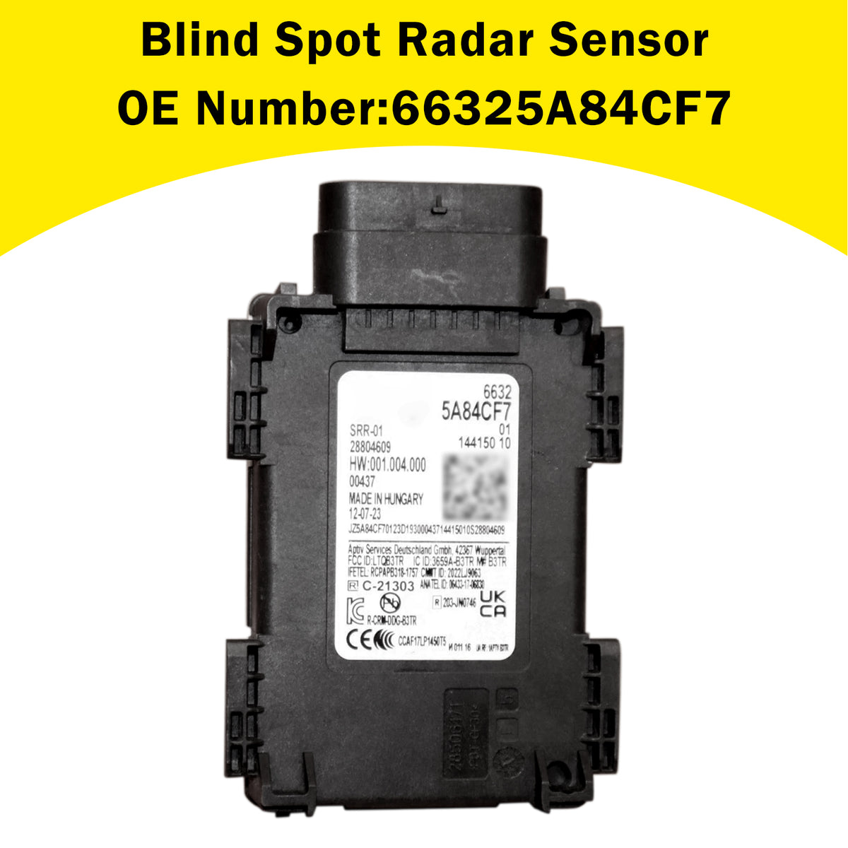 Capteur Radar D’angle Mort 66325A84CF7 Pour BMW G20 G21 G05 G06 G07 G22 G30