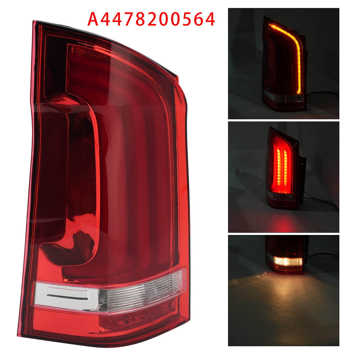Feu arrière LED gauche A4478200564 Pour Benz V Class W447 2014-2019