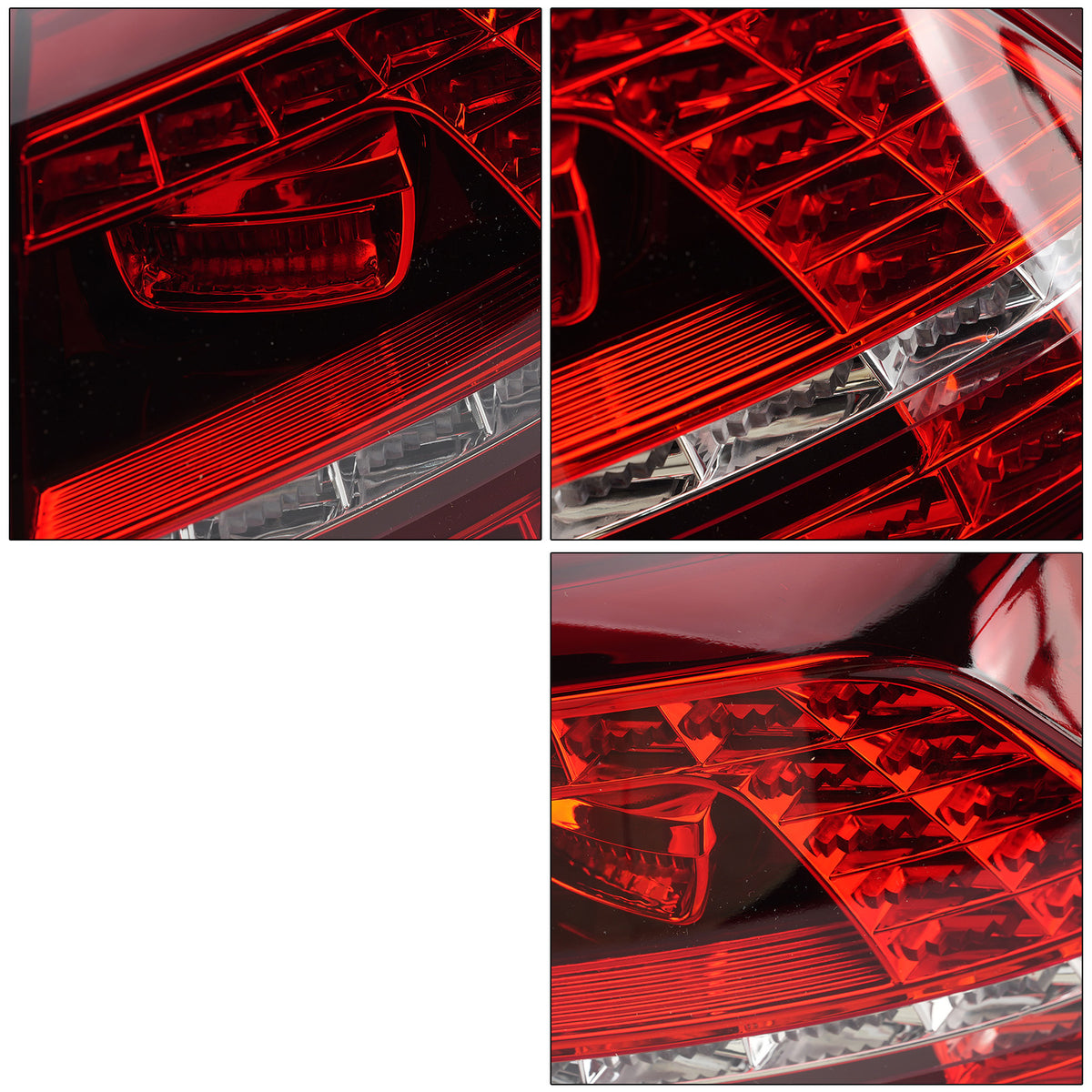4PCS Kit feux arrière intérieurs extérieurs gauche Pour VW Golf VII MK7 1.2 TSI