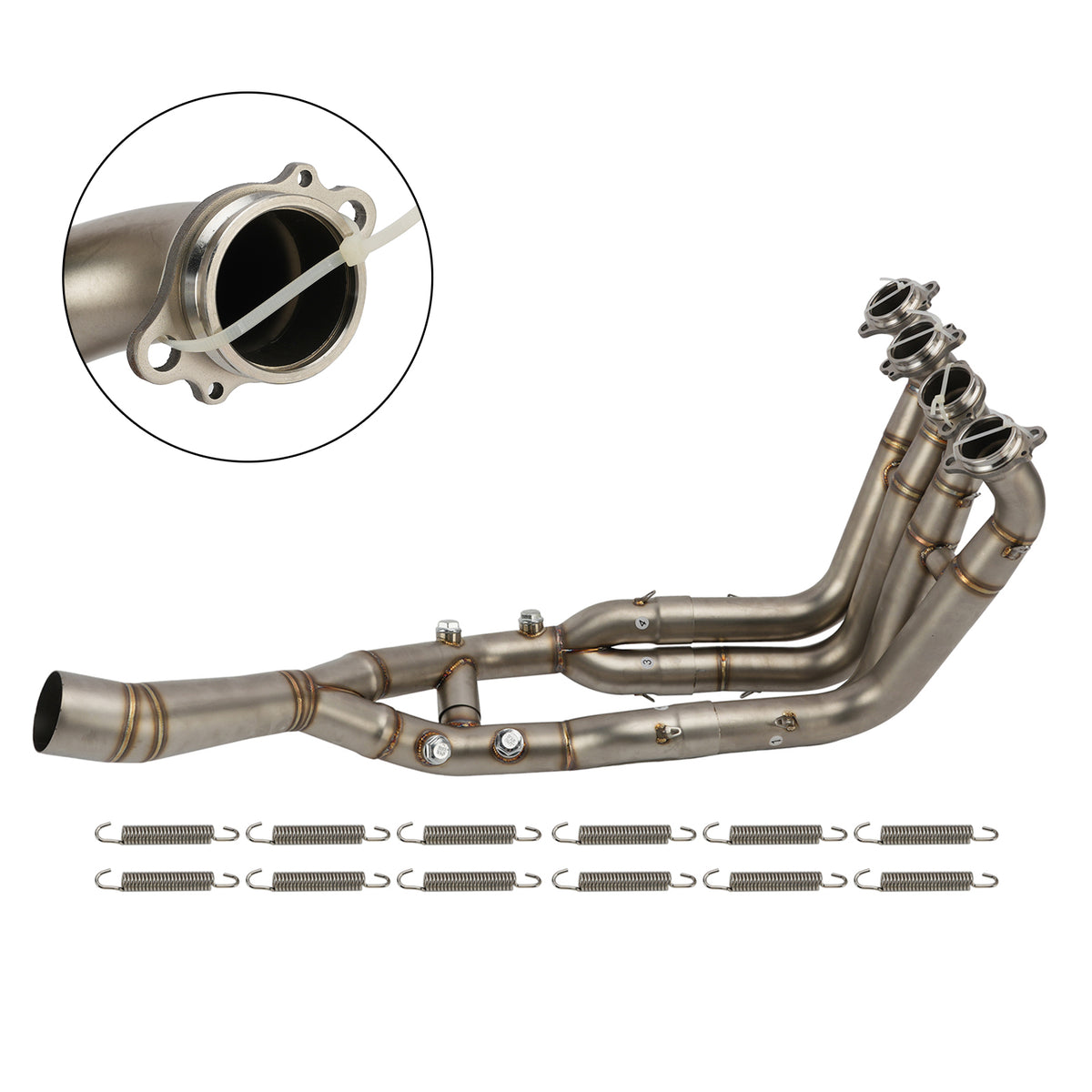Tubo de conexión del colector delantero para BMW S1000RR 2019-2026 S1000R 2021-2026