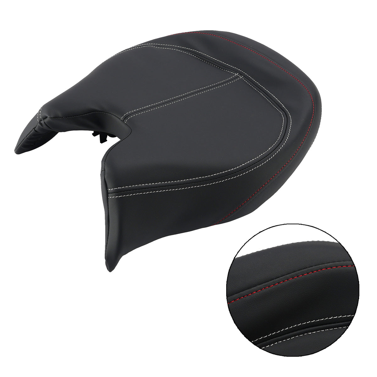 Cojín del asiento del conductor delantero Raider Pu negro para Can-Am Ryker 600 900 19-25