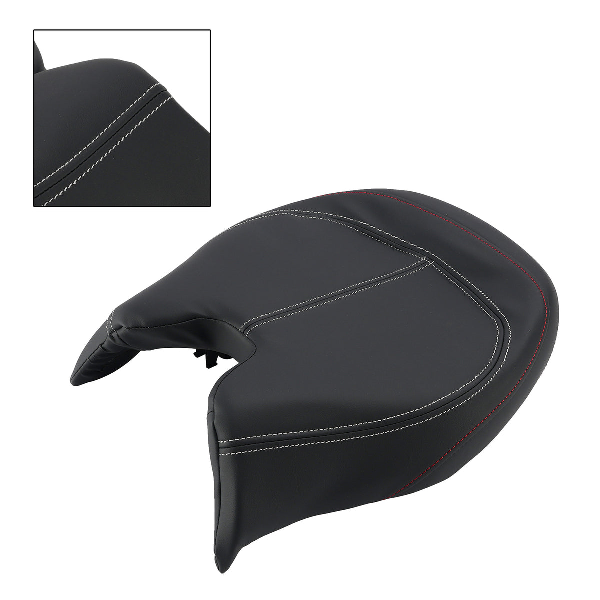 Cojín del asiento del conductor delantero Raider Pu negro para Can-Am Ryker 600 900 19-25