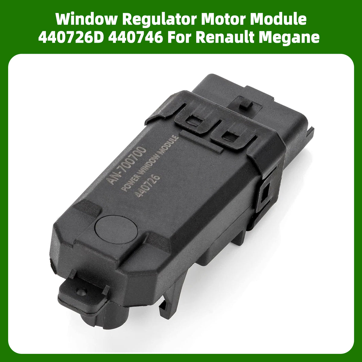 Module moteur de lève-vitre 440726D 440746 pour Renault Megane
