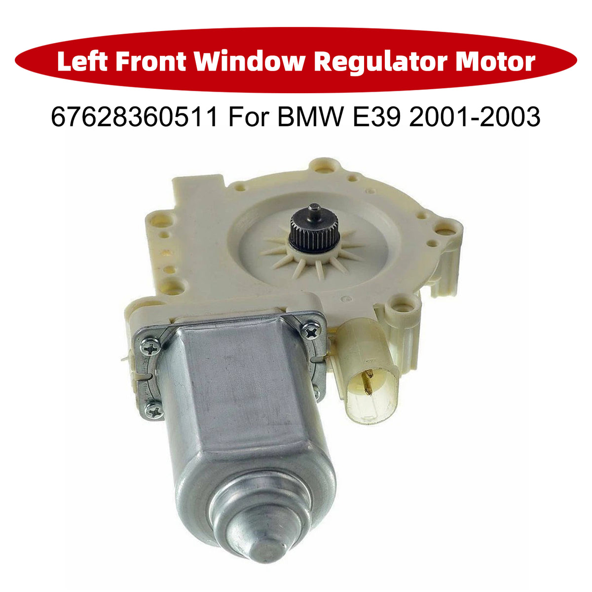 Moteur de lève-vitre avant gauche 67628360511 pour BMW E39