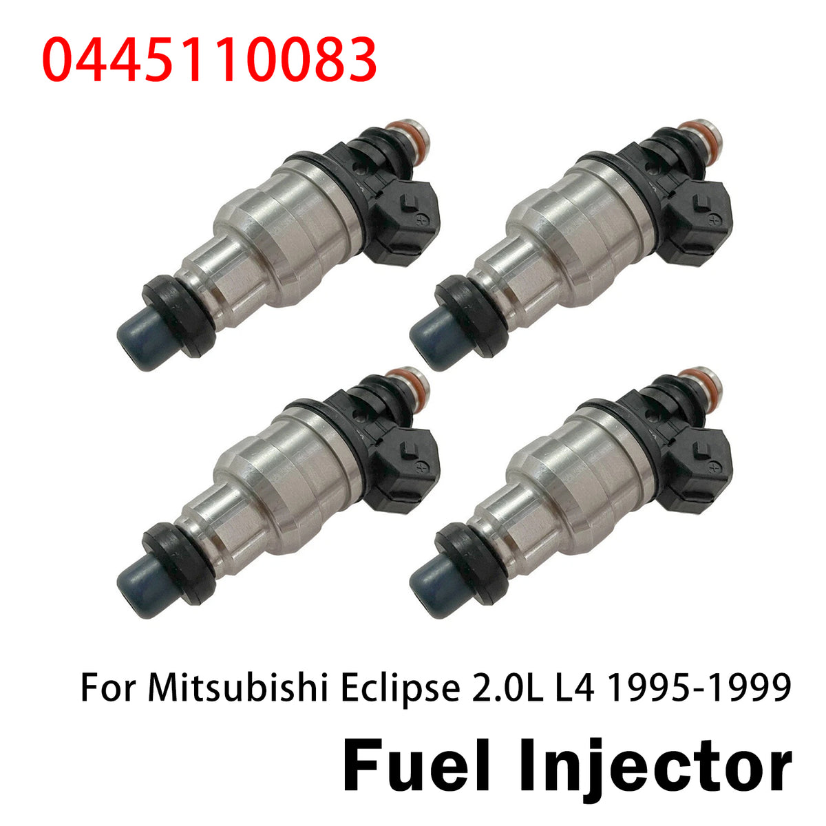 4X Injecteur Carburant Pour Mitsubishi Eclipse 2.0L L4 1995-1999 0445110083