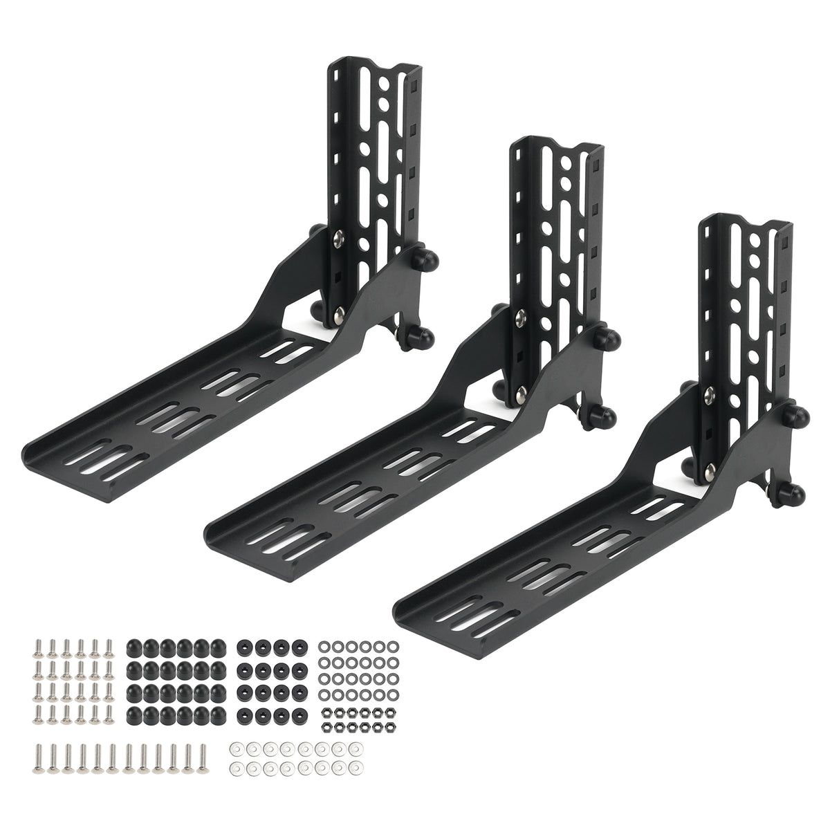 3 Pièces Supports de fixation L pour auvent robustes pour galerie de toit