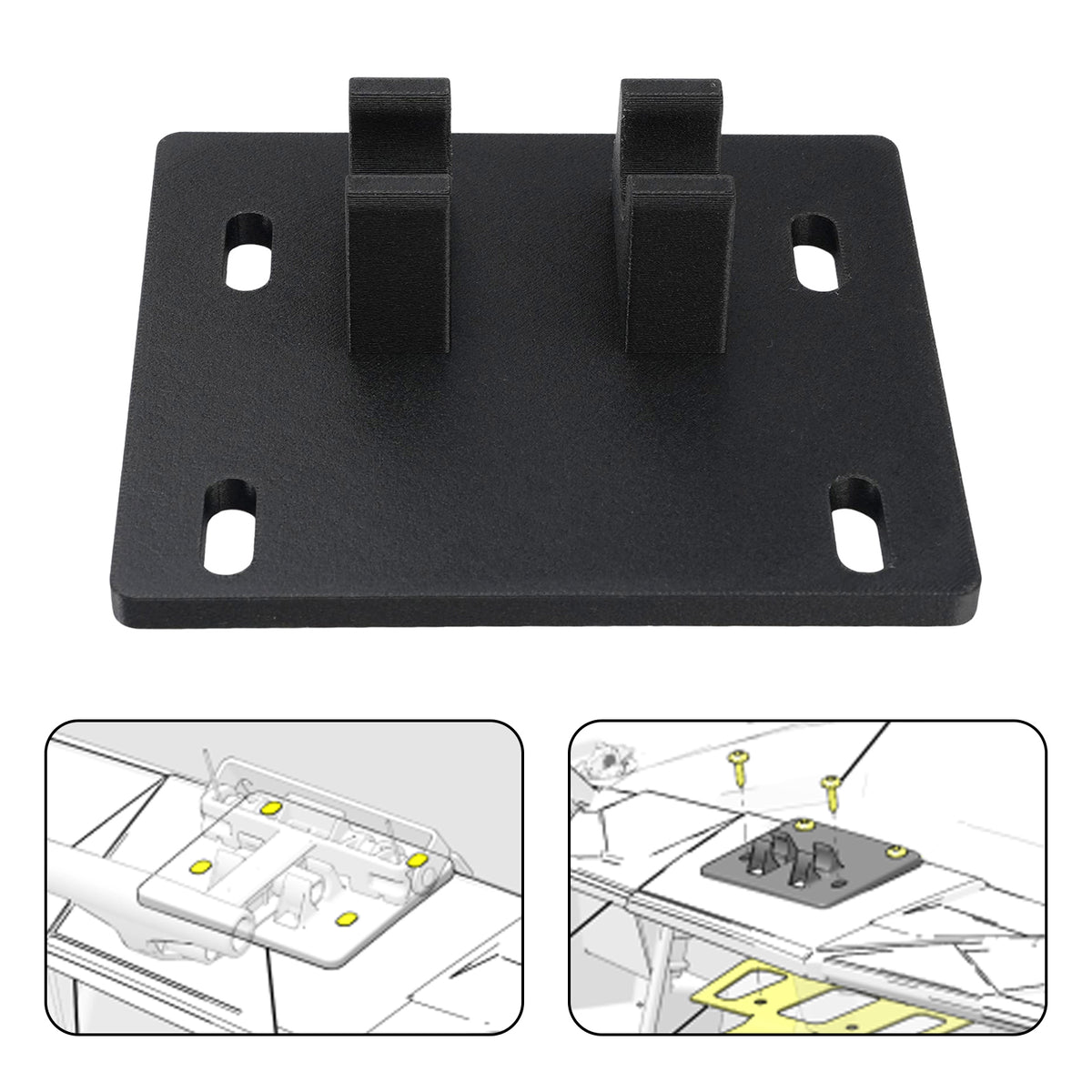 Support de fixation pour pare-brise 5452826 Pour Polaris General 4 1000 17-22