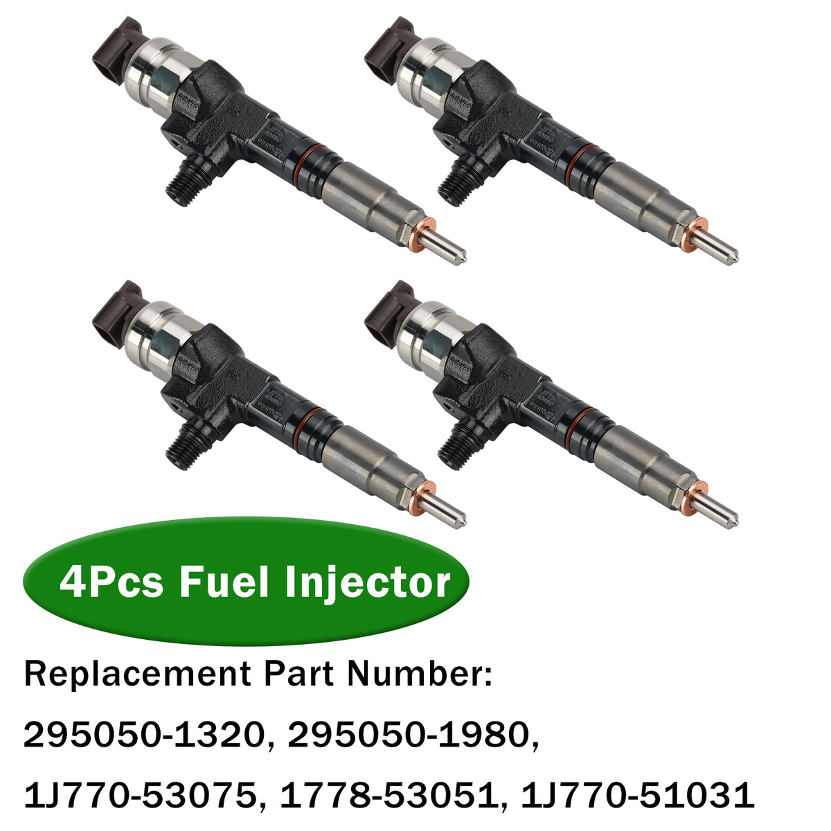 4X Injecteur De Carburant 295050-1980 1J770-53050 1J770-53070 Pour Kubota