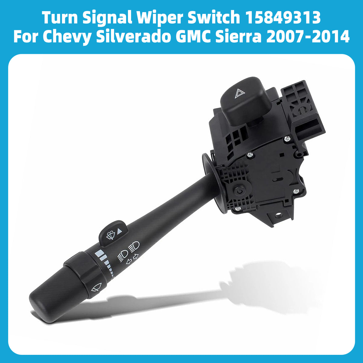 Interruptor de señal de giro del limpiaparabrisas 15849313 para Chevy Silverado GMC Sierra 2007-2014
