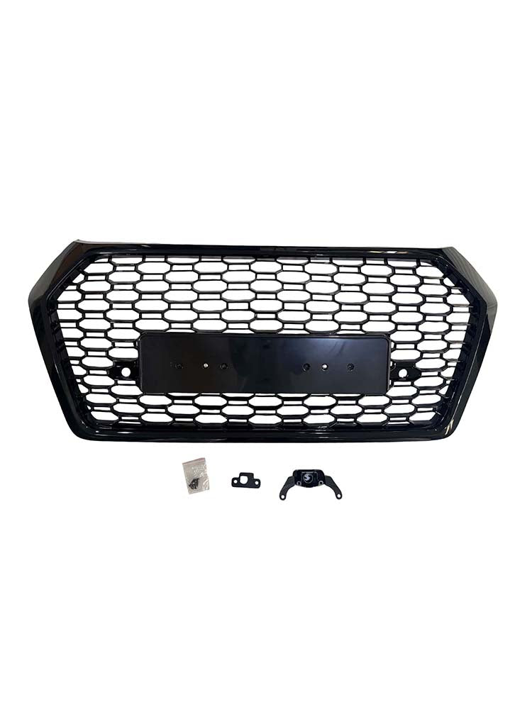 RSQ5-Style Front Honeycomb Mesh Grille Grill Pour Audi Q5 SQ5 2018-2020
