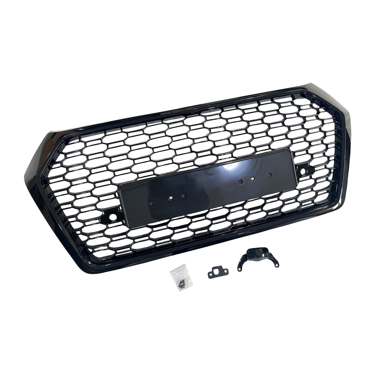 RSQ5-Style Front Honeycomb Mesh Grille Grill Pour Audi Q5 SQ5 2018-2020