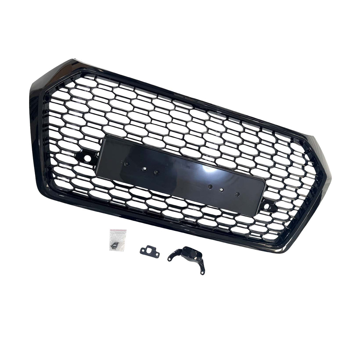 RSQ5-Style Front Honeycomb Mesh Grille Grill Pour Audi Q5 SQ5 2018-2020