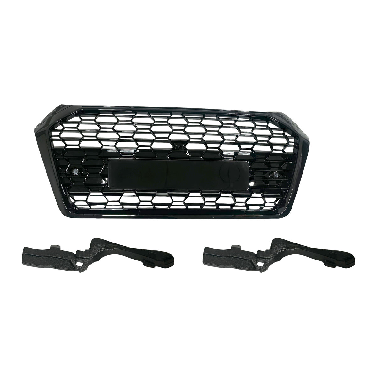 RSQ5-Style Front Honeycomb Mesh Grill Grille Pour Audi Q5 SQ5 2018-2020