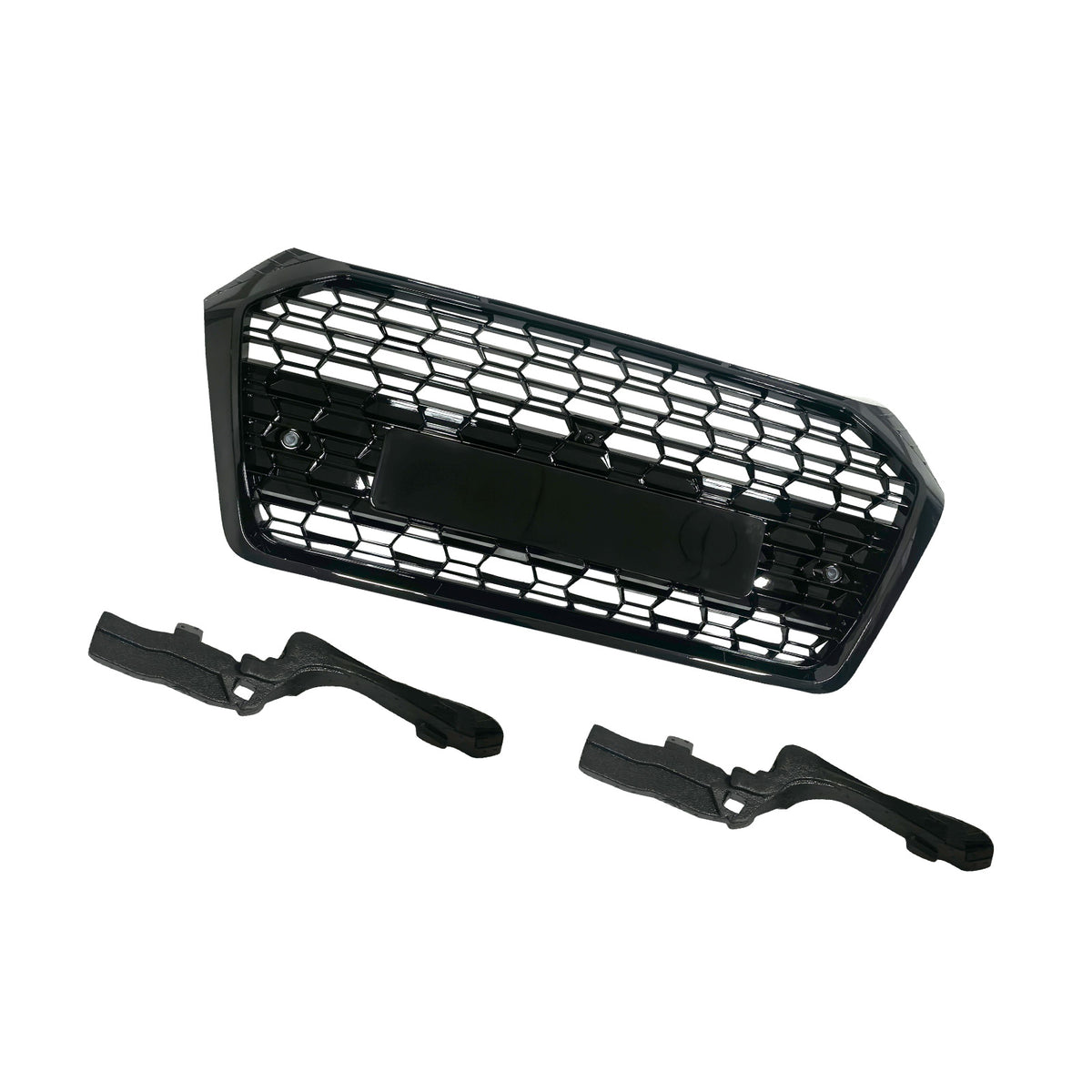 RSQ5-Style Front Honeycomb Mesh Grill Grille Pour Audi Q5 SQ5 2018-2020