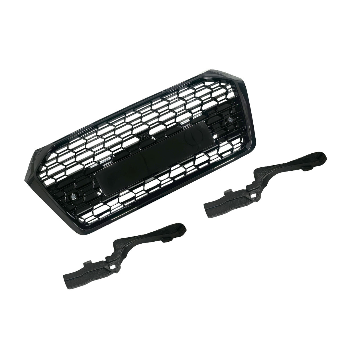 RSQ5-Style Front Honeycomb Mesh Grill Grille Pour Audi Q5 SQ5 2018-2020