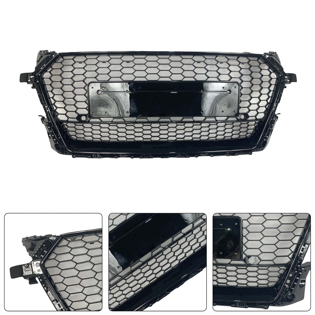 RS‑Style Front Honeycomb Grille Grill Pour Audi TT MK3 FV 8S 2014‑2023
