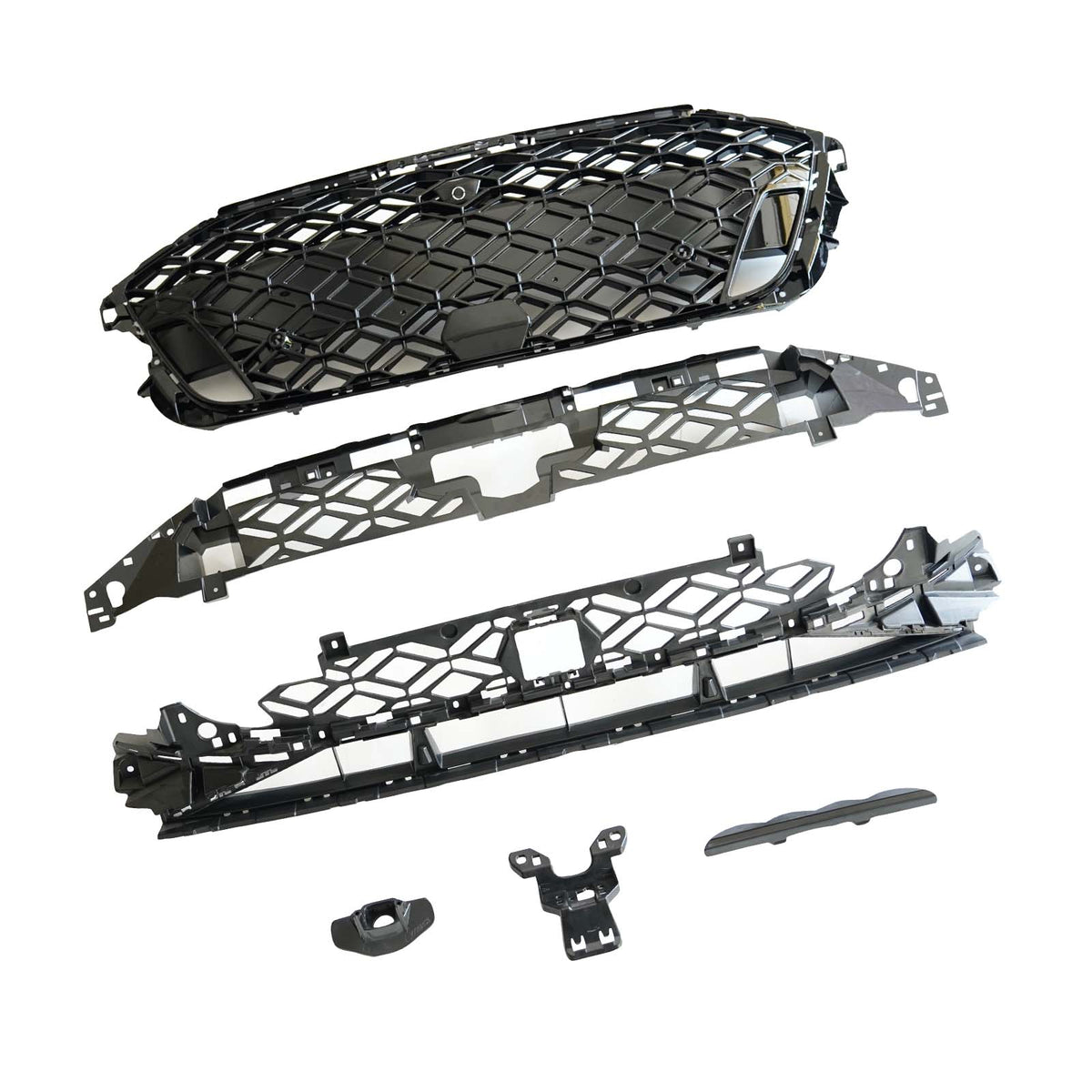 Front Bumper Honeycomb Mesh Grille Grill Pour Audi A3 8Y S‑line 2025‑2026