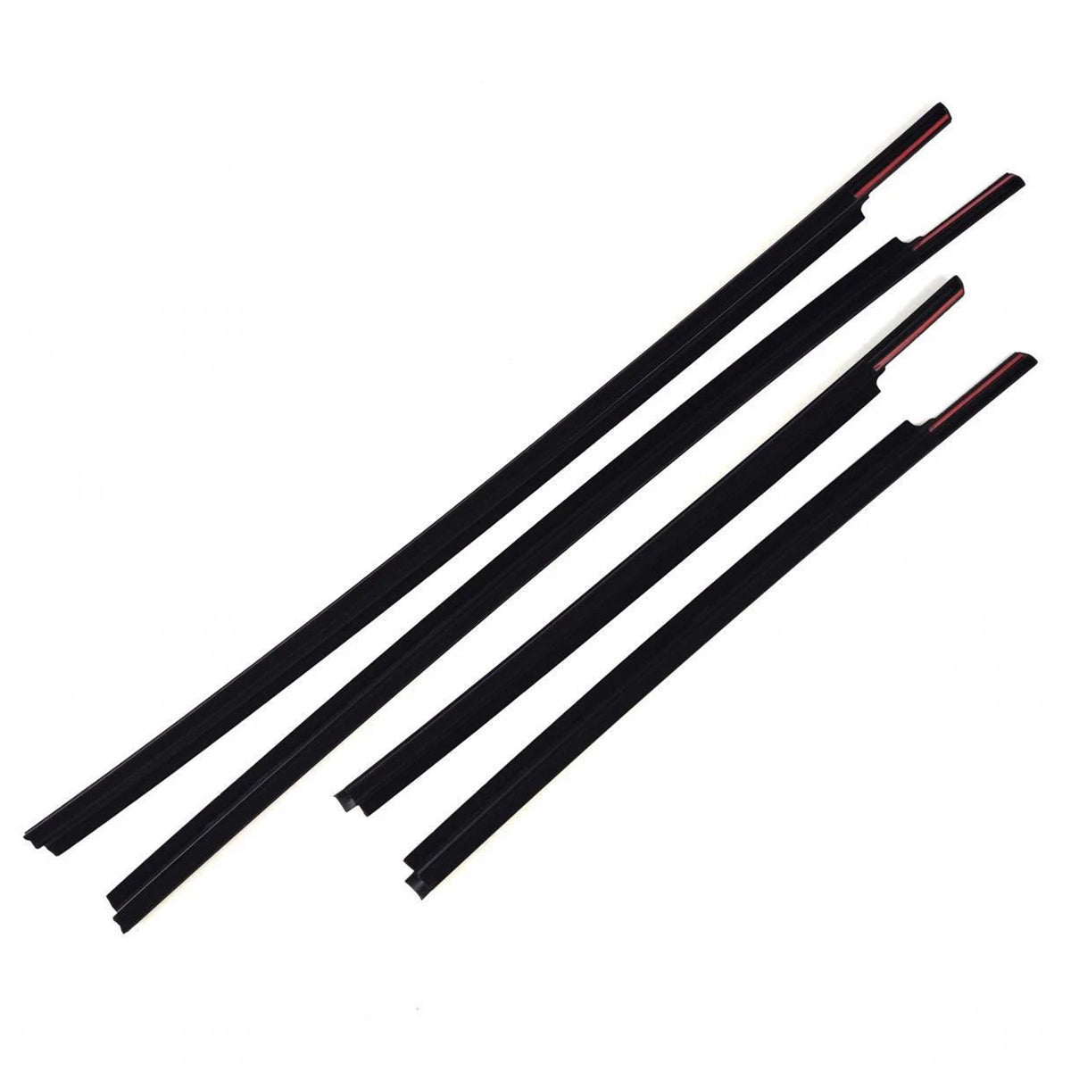 4PCS Garniture de porte extérieure Pour Suzuki Swift RS415 2005‑2010