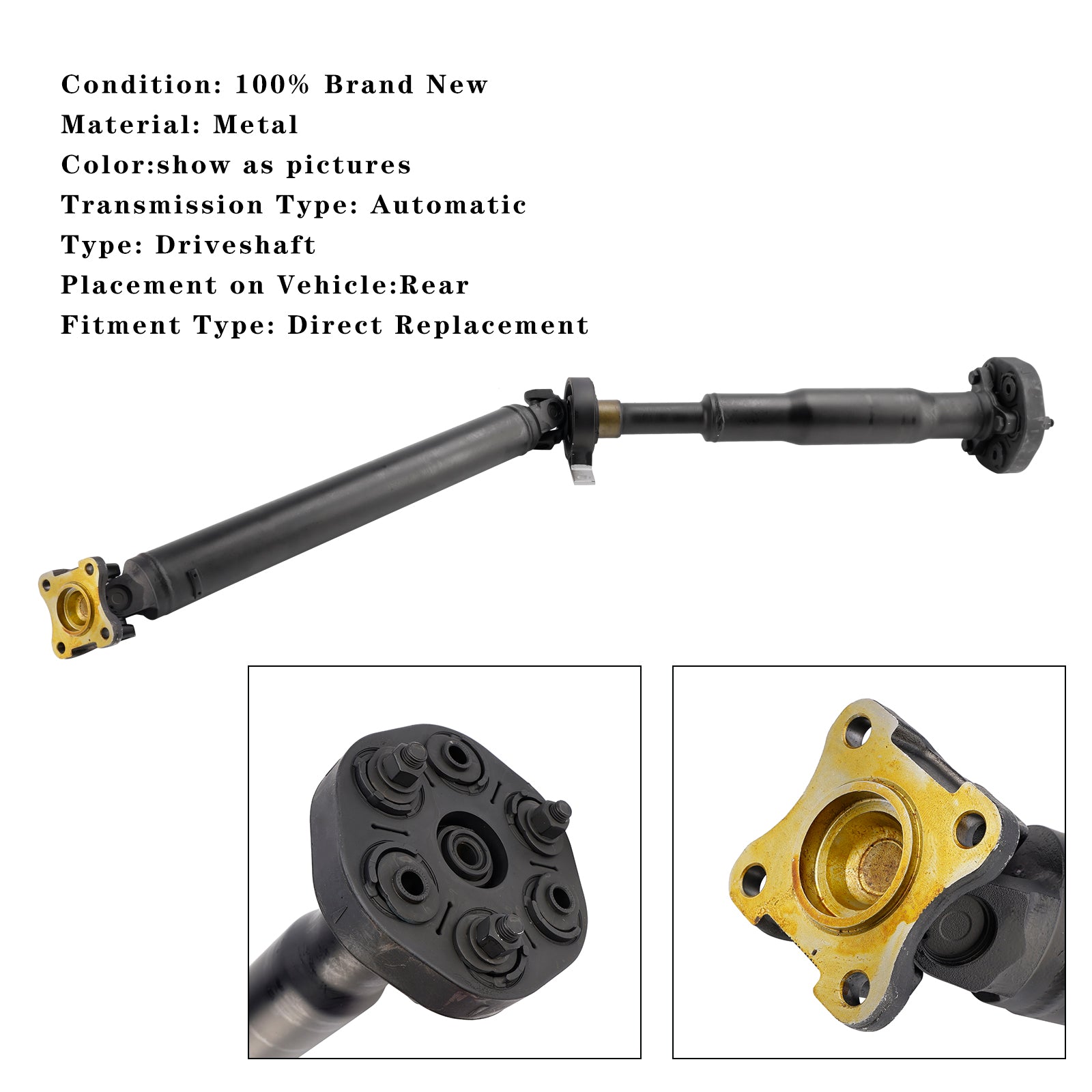 Arbre de transmission arrière 26107564736 pour BMW X3 E83 L6 3.0L 2009-2010