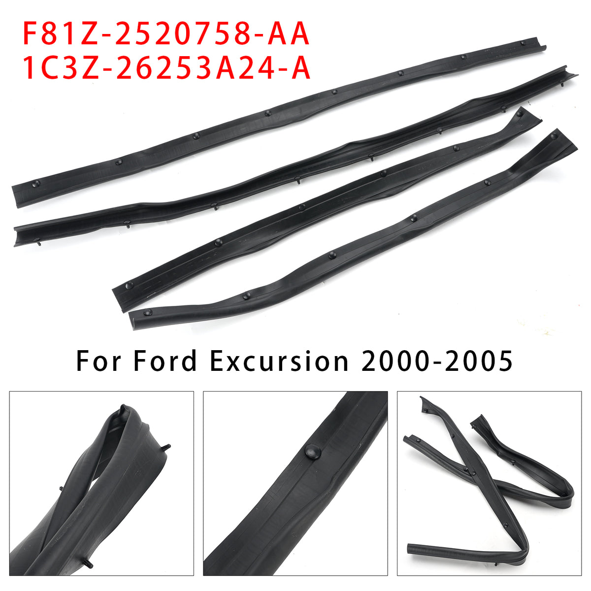 Deurafdichting voor Ford F250 F350 F450 F550 Super Duty 1999-2016