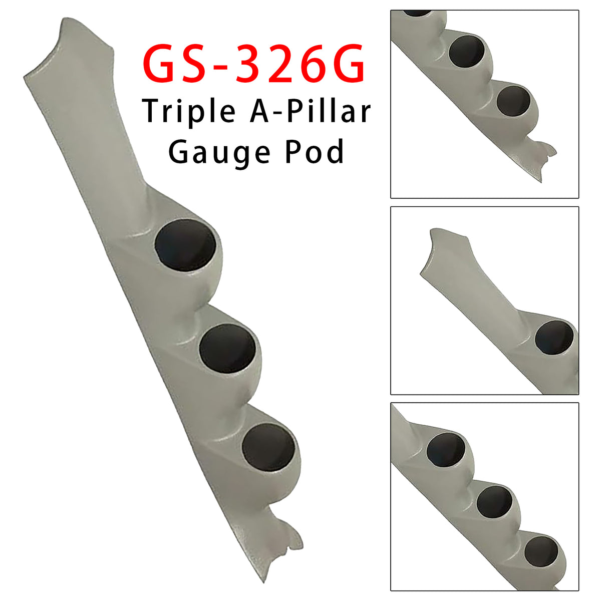 Soporte de triple columna gris A GS-326G para Subaru Impreza WRX STI 2002-2007