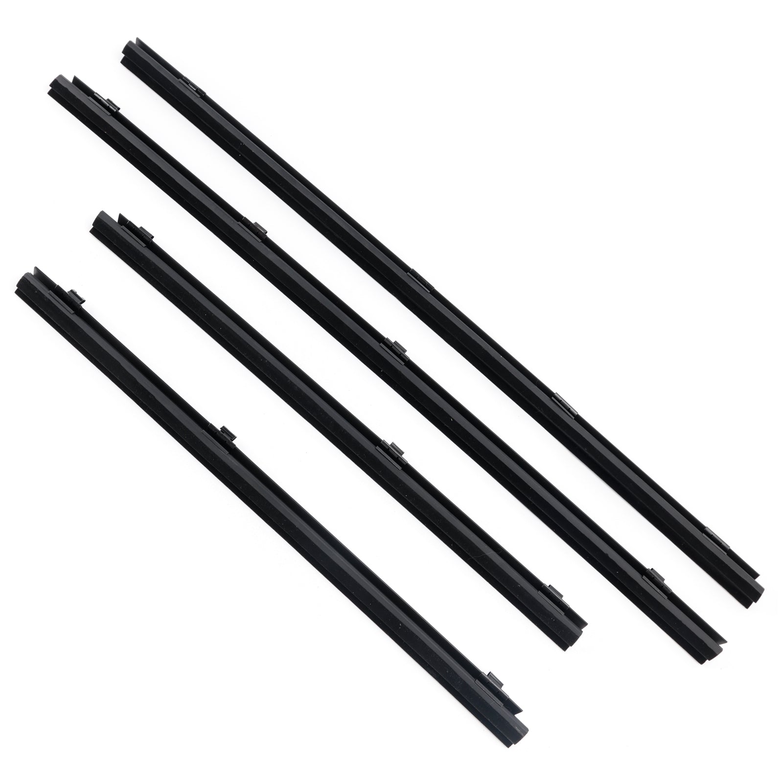 Joints d'étanchéité de vitre de porte (4 pièces) pour Toyota 4Runner GX460 (2010-2024) - Référence : 68171-60090
