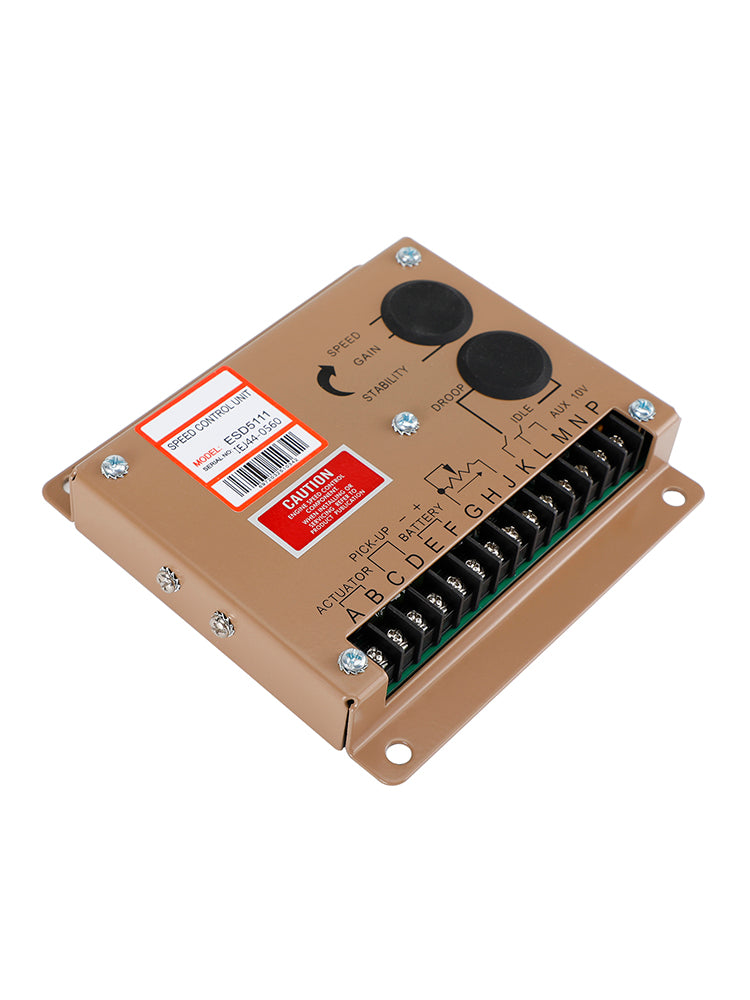Elektroninen moottorin nopeudensäädin ESD5111 Generaattorin osat