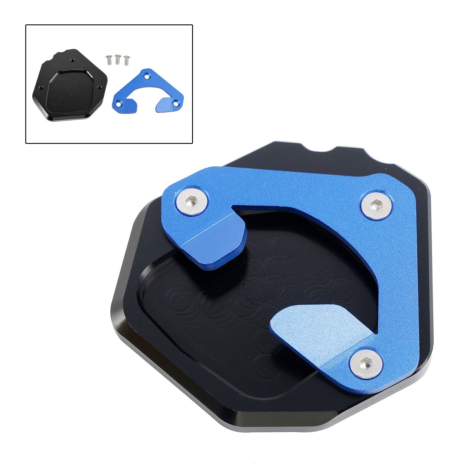 Support de plaque d'agrandissement de béquille Yamaha Tenere 700 2019-2023