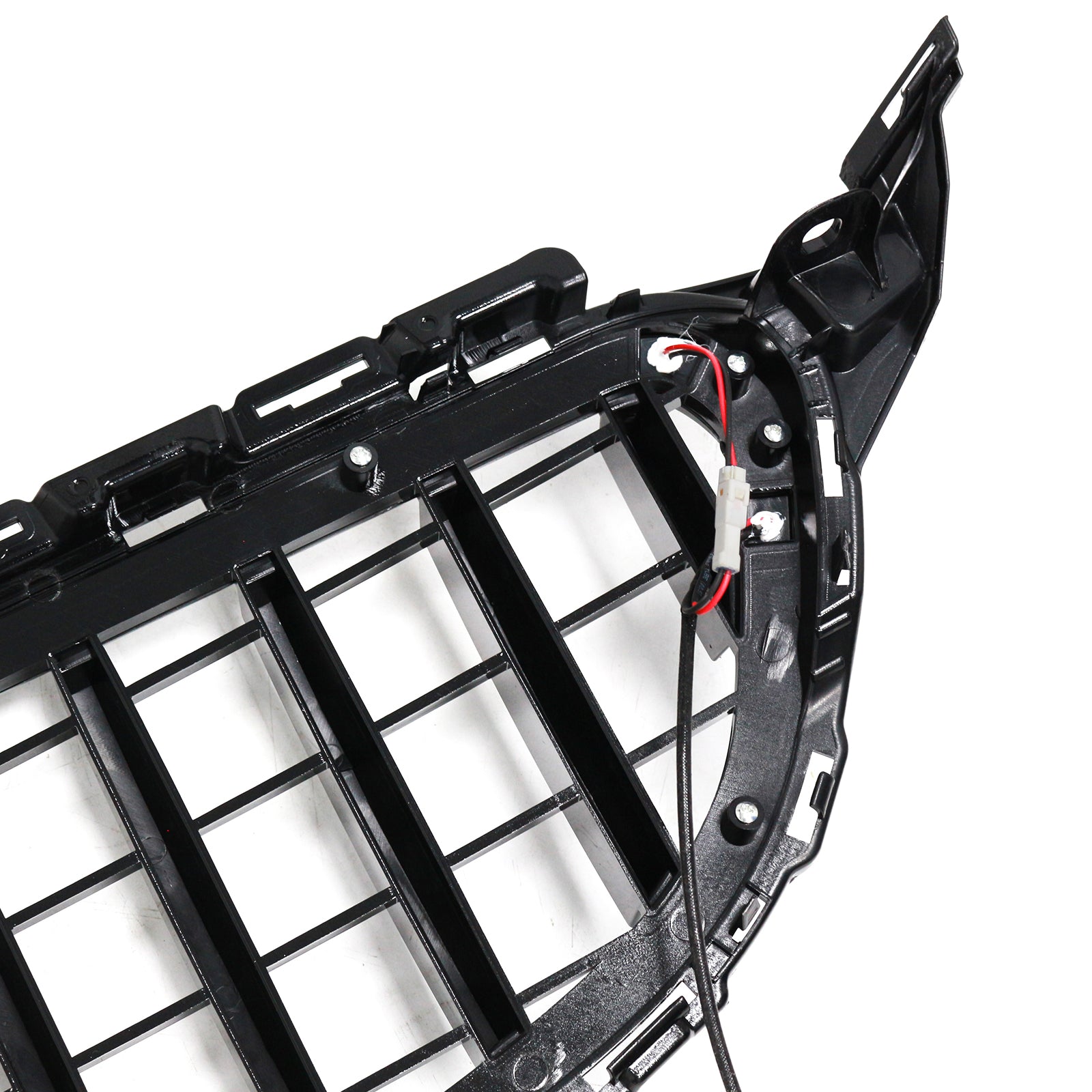 Grille de pare-chocs avant chromée à LED pour Mercedes W205 C250 C300 2015-2021