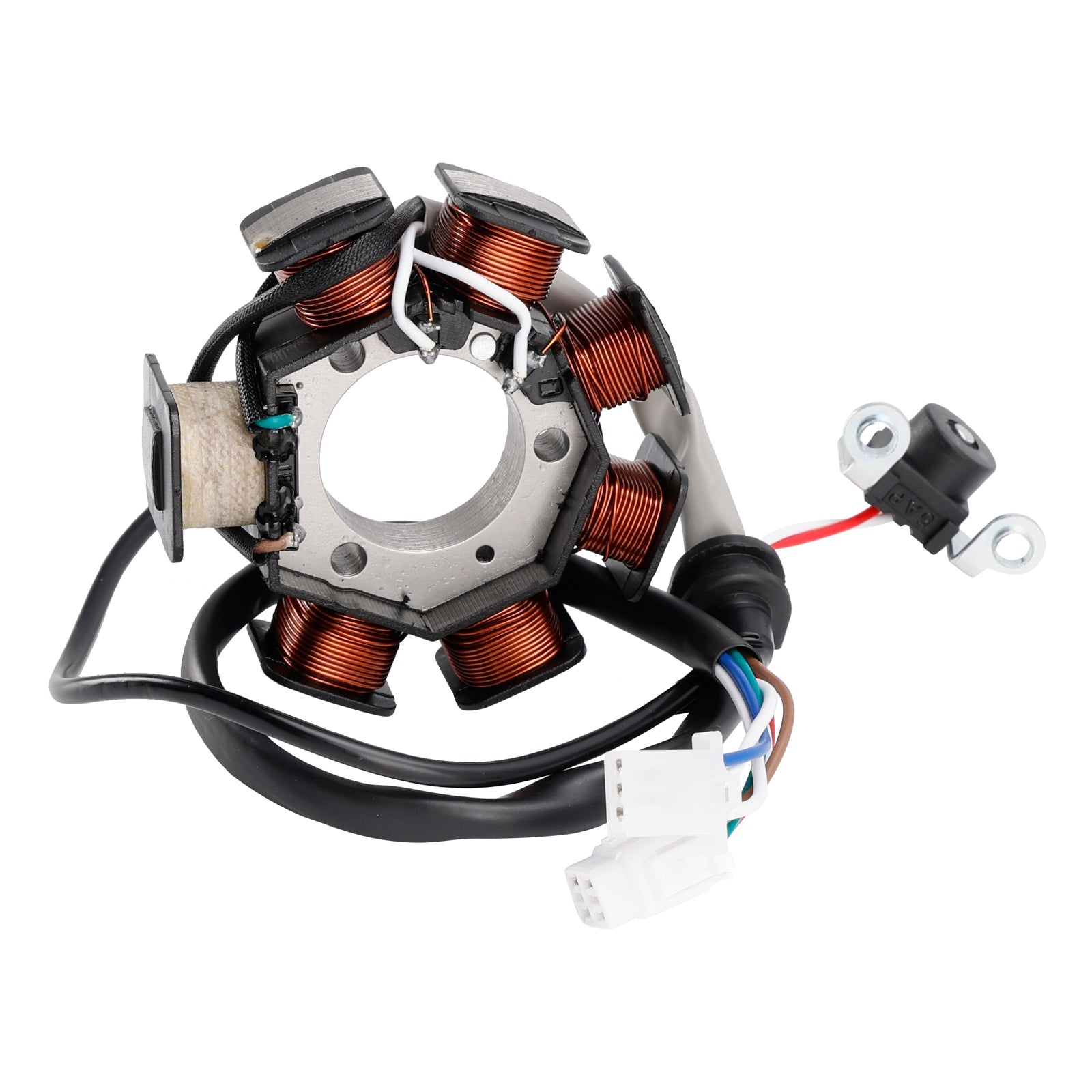 Stator Generator na 7 5VL-H5510-00 tuljave za Yamaha YBR125, YBR125E, YBR125EGS in YBR125G (Leta 2004/2006/2010/2010/2013-2024)