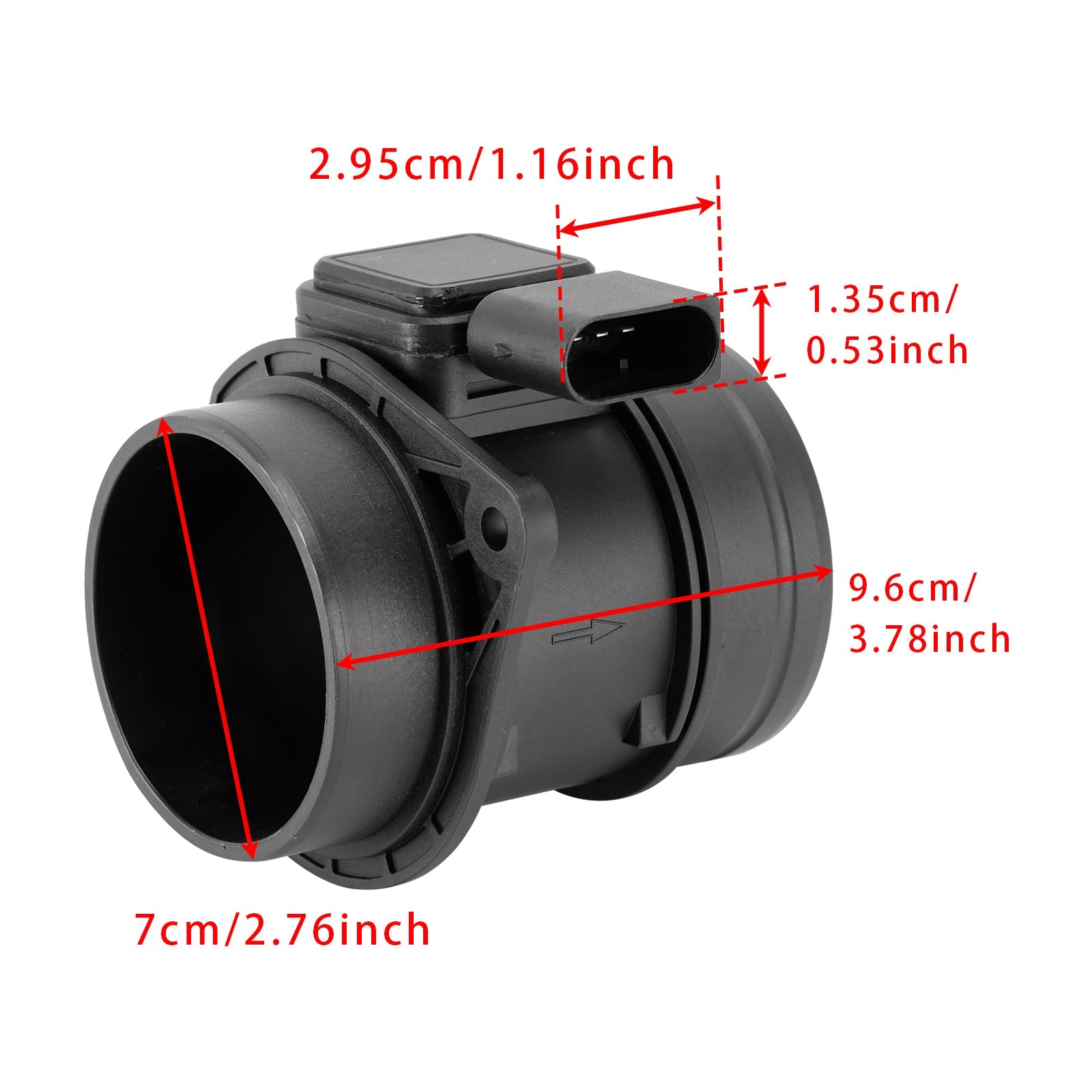 Sensore del misuratore di portata d'aria di massa per Mercedes-Benz AB W245 W169 5WK97026