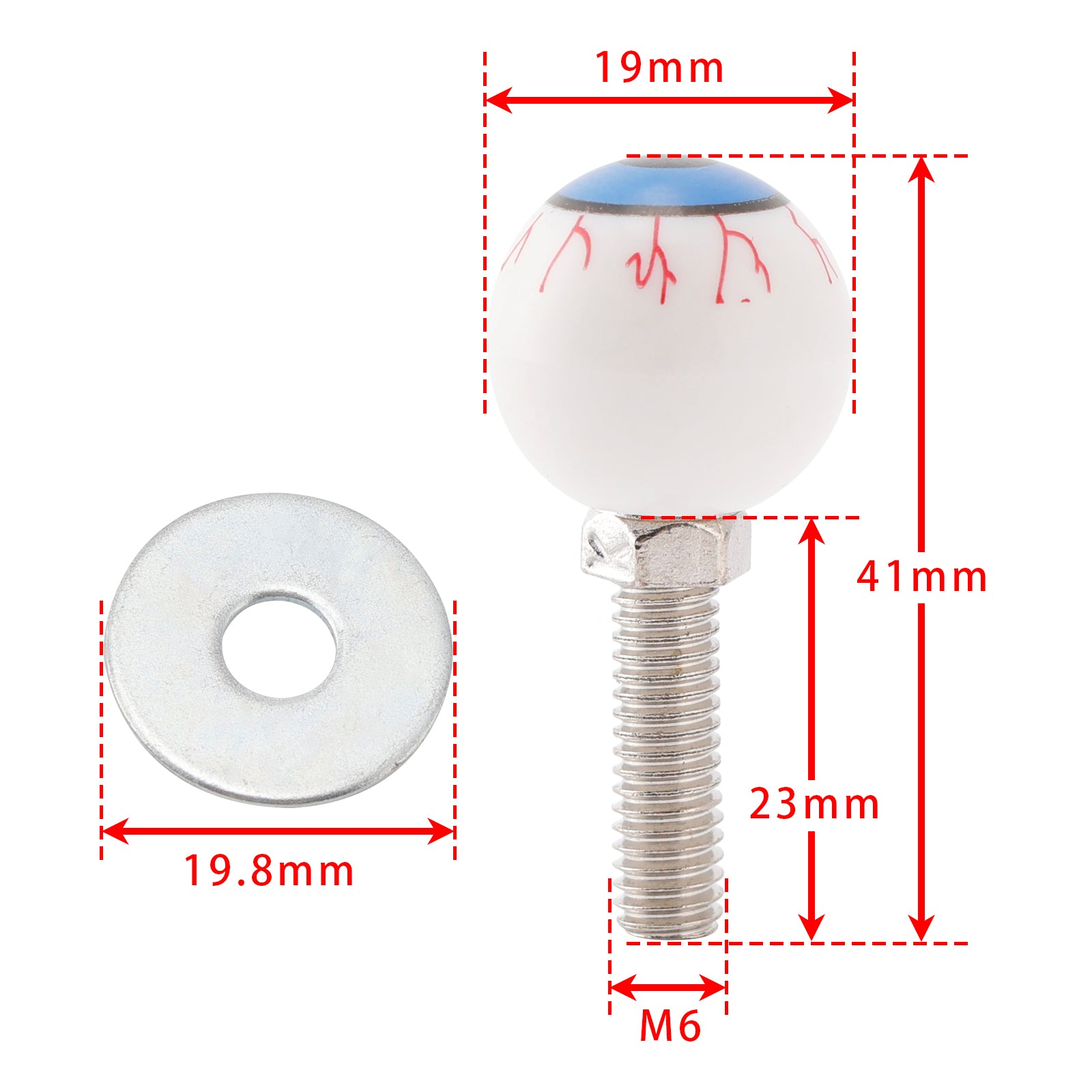 2 henkilökohtaista muovisia rekisterikilven pulttia moottoripyörään, hakkurin, kolmipyörälle
