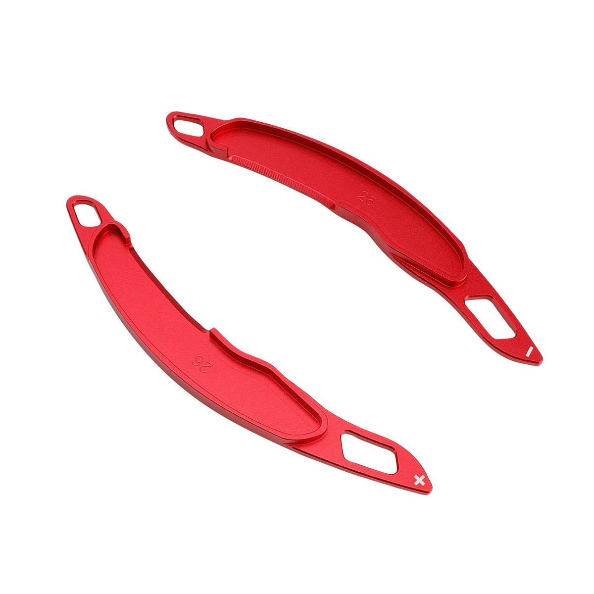 Palettes de changement de vitesse au volant pour Mitsubishi ASX 2013-2015, en aluminium rouge