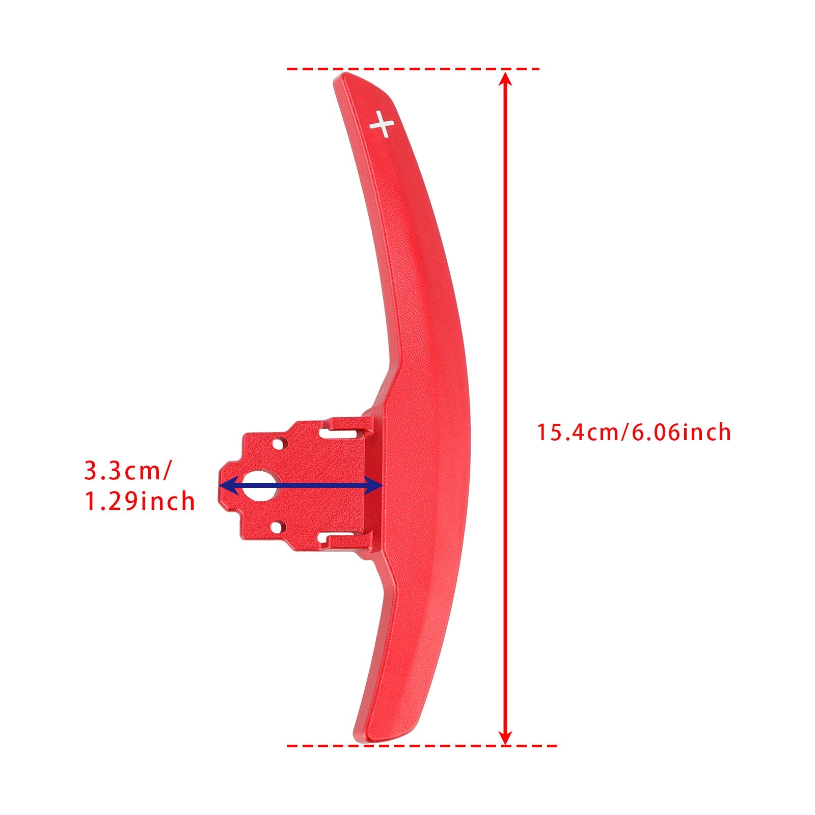 Wydłużenie palet zmiany prędkości dla serii BMW F30 F31 F32 F10 x3 x5 czerwone aluminium