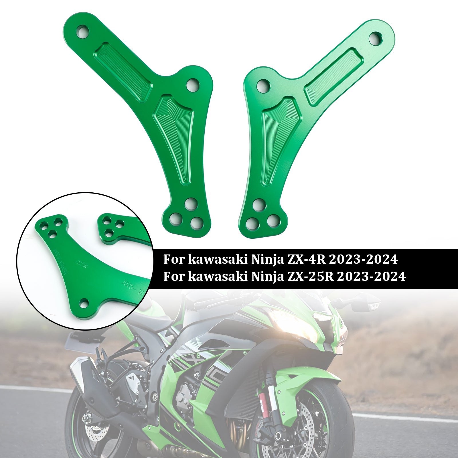 2023-2024 kawasaki ZX-25R ZX-4R Enlaces de suspensión inferiores ajustables para