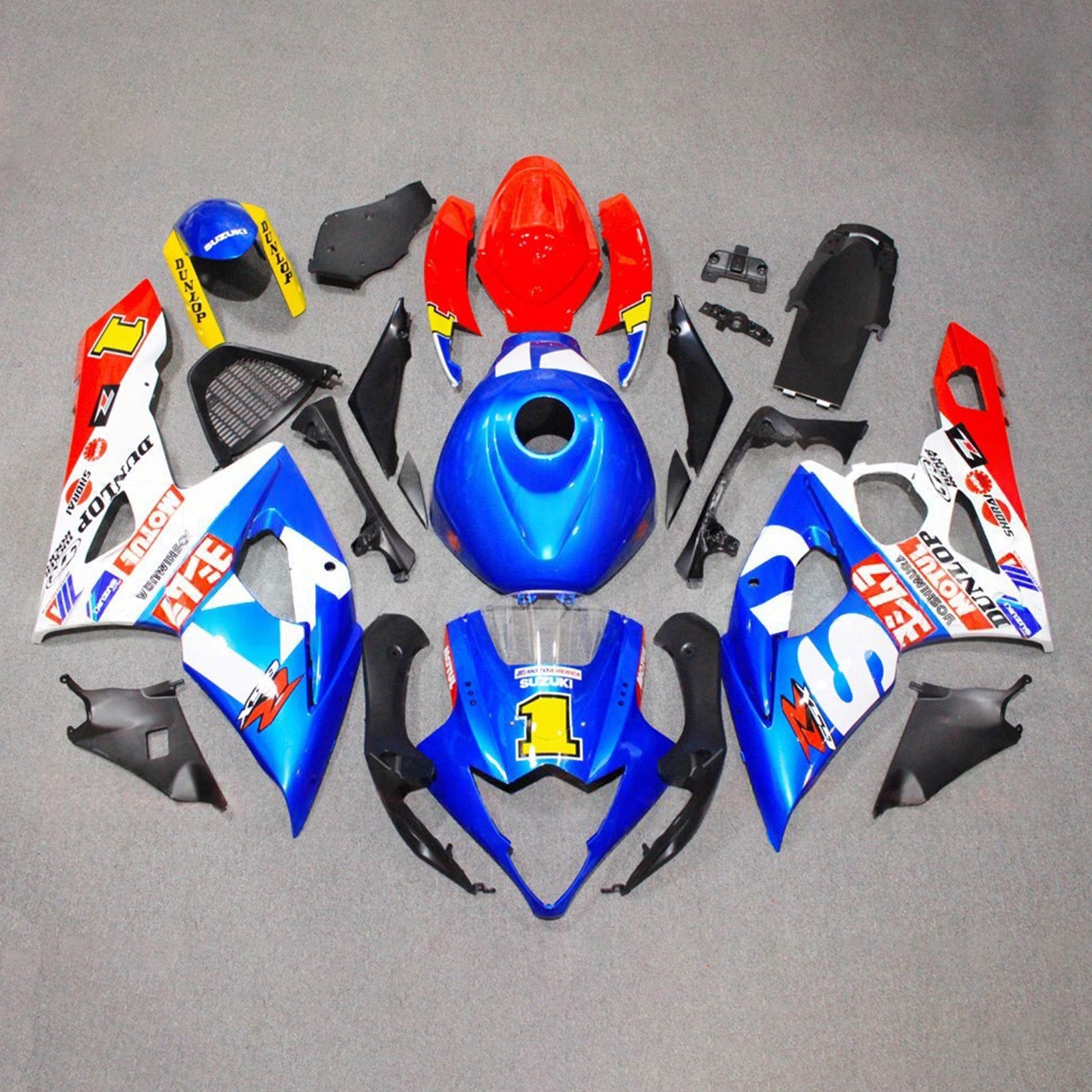 Kit de carénage injecté en plastique ABS pour Suzuki GSXR1000 2005-2006 K5