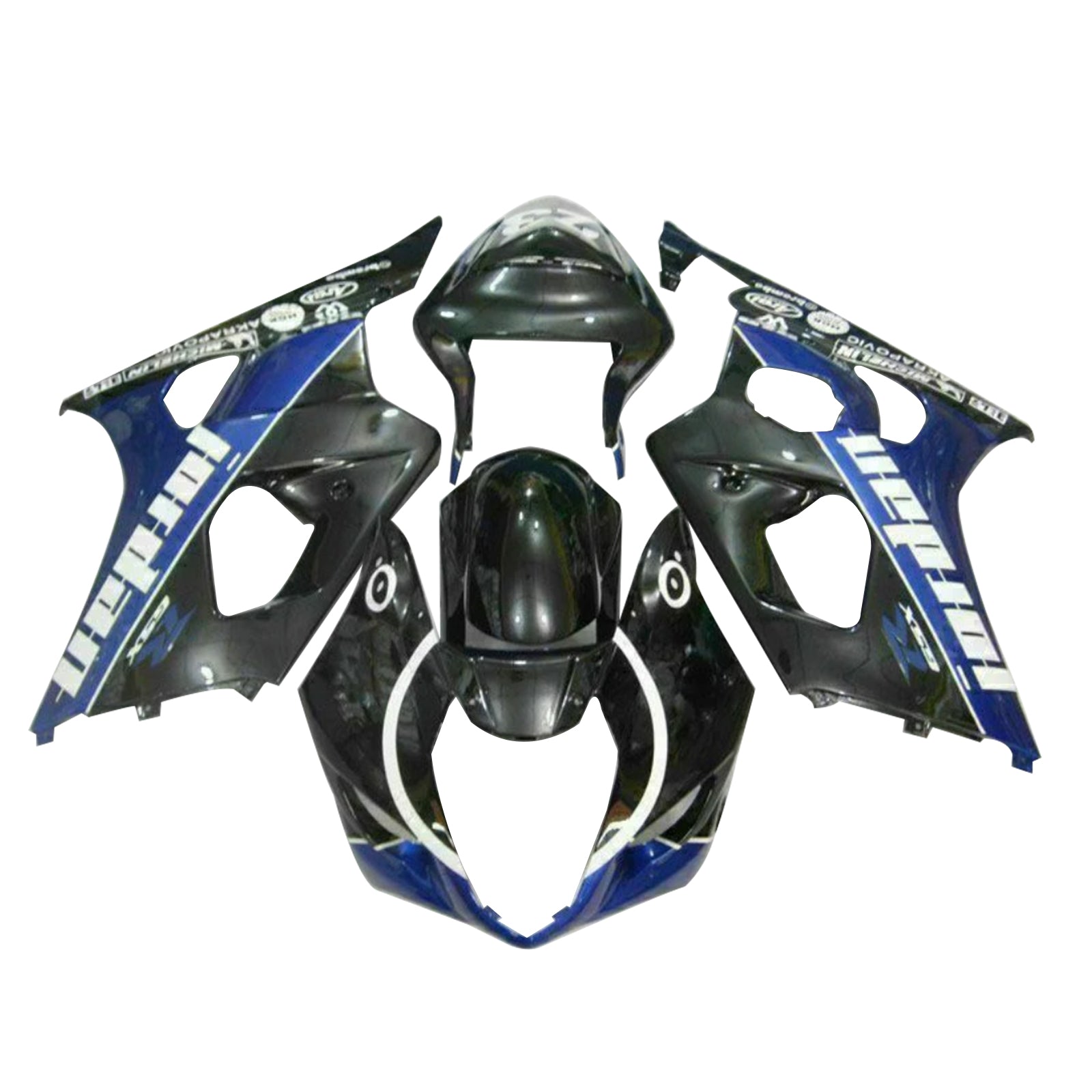 2003-2004 Suzuki GSXR1000 K3 ruiskutussuojasarja ABS muovinen kori
