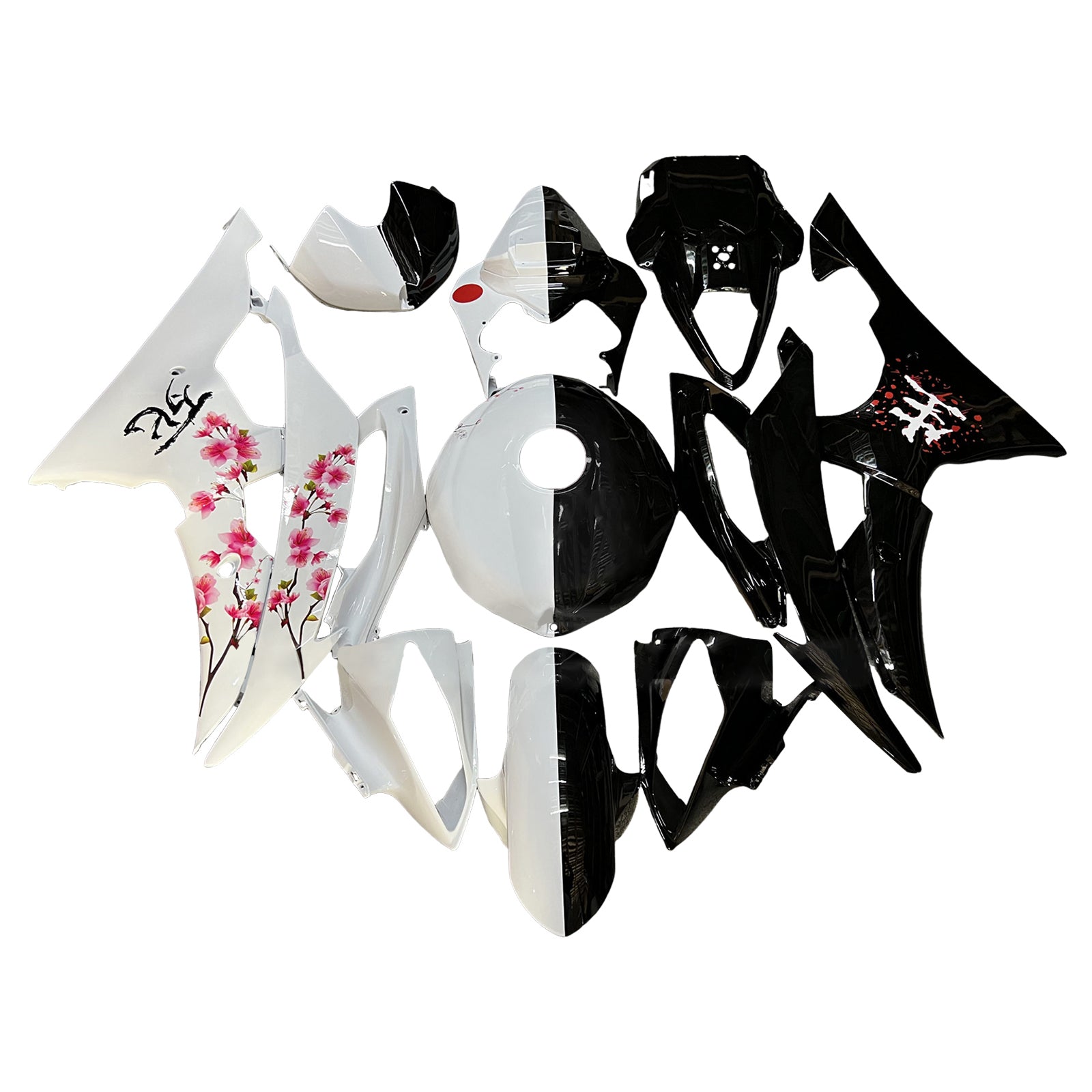 Komplet oklepa iz ABS plastike za Yamaho YZFR6 YZF-R6 2008-2016