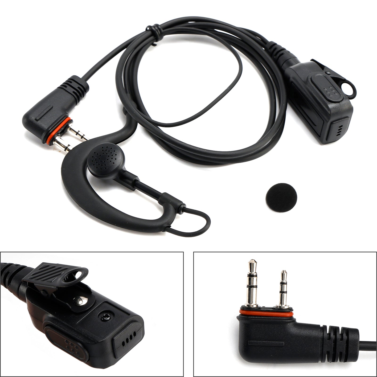 Écouteur intra-auriculaire ICOM A24/25-020 pour radios talkie-walkie ICOM A25CE, A25N et A24