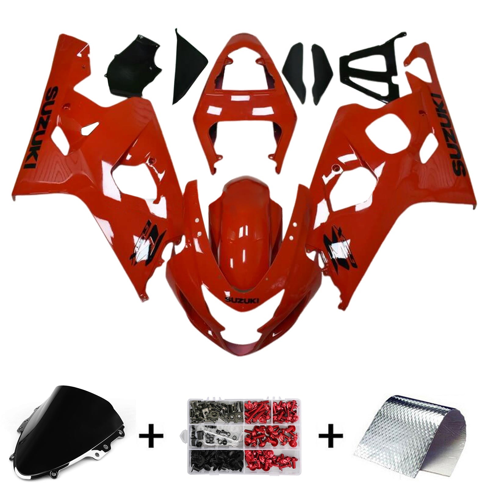 Kit carena iniezione Suzuki GSXR 600/750 K4 2004-2005 Carrozzeria in plastica ABS