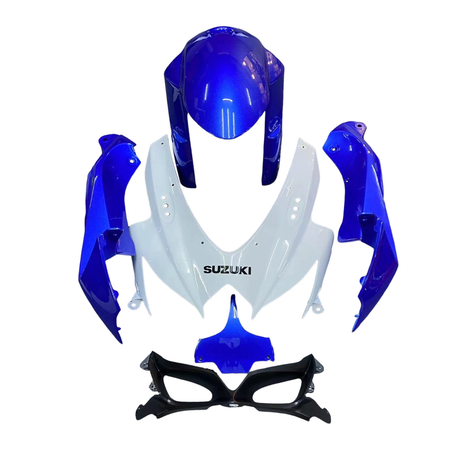 2008-2010 Suzuki GSXR 600/750 K8 Kit de carénage injection Bodywork Abs en plastique