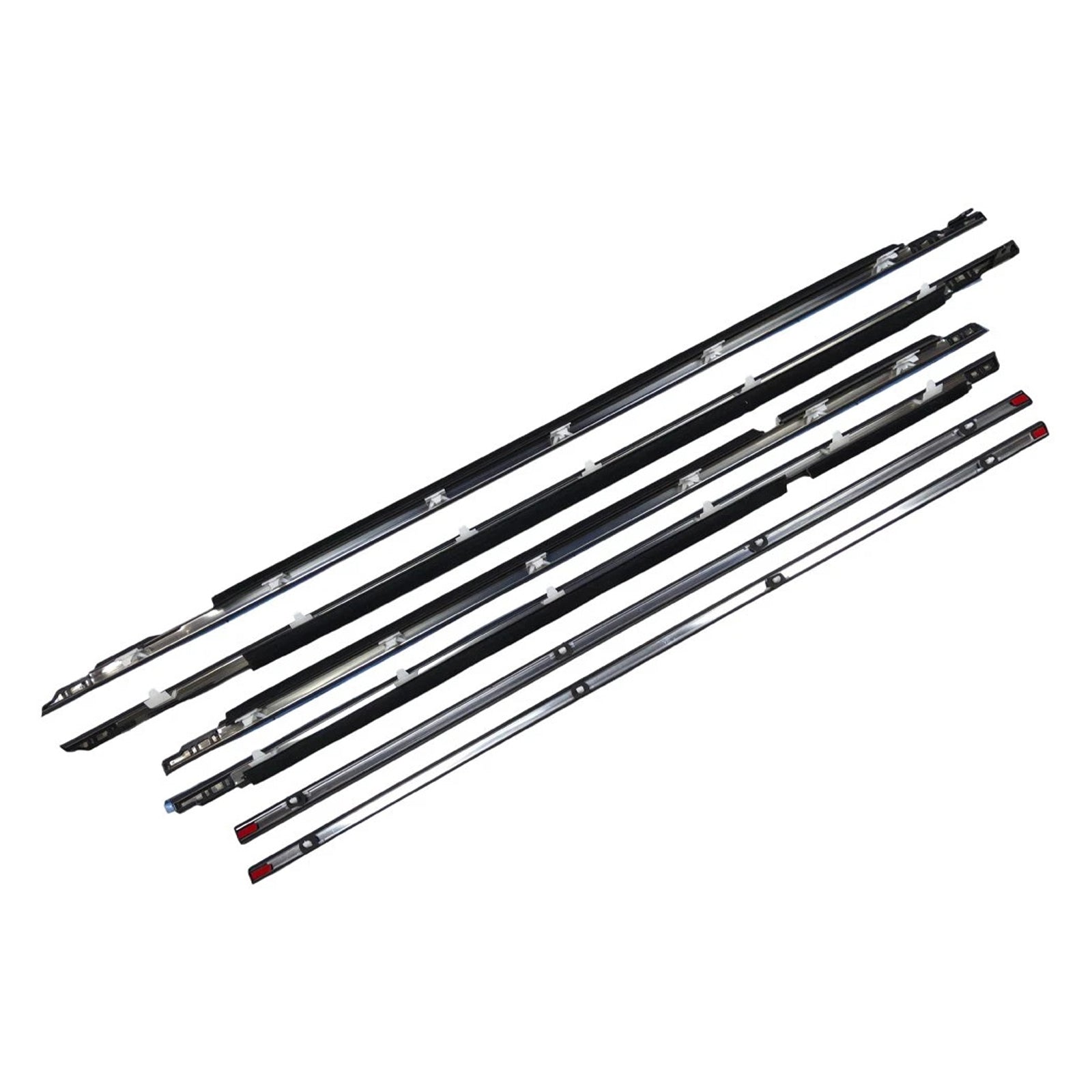 Deurlijstbekleding (6 stuks) voor Lexus LX450 FZJ80 (1996-1998) - Onderdeelnummers 75710-60011 en 75720-60011