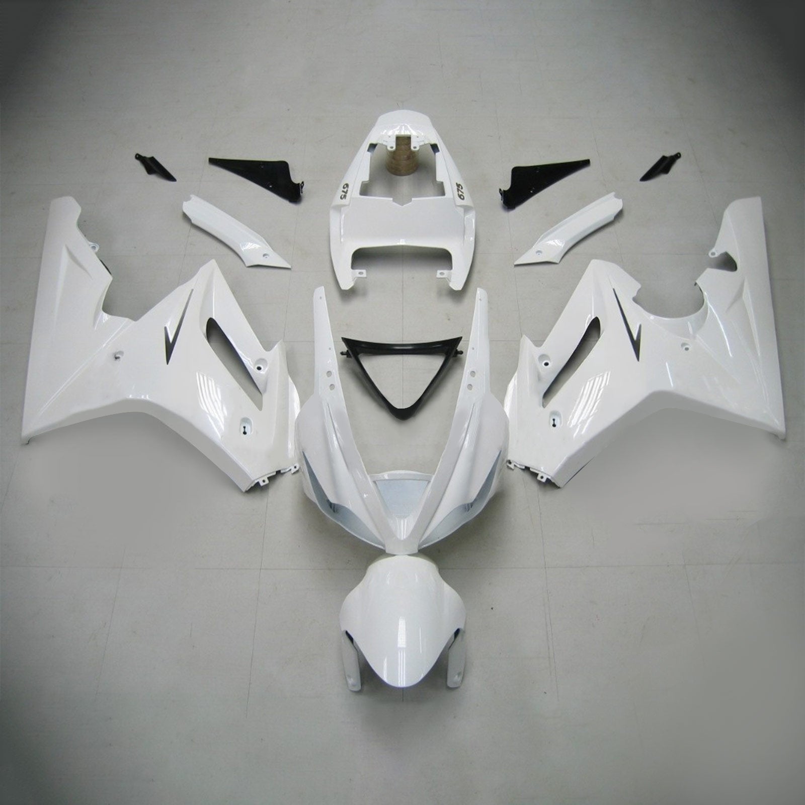 Kit de carénage par injection, carrosserie en plastique ABS, adapté à la Triumph Daytona 675 2006-2008