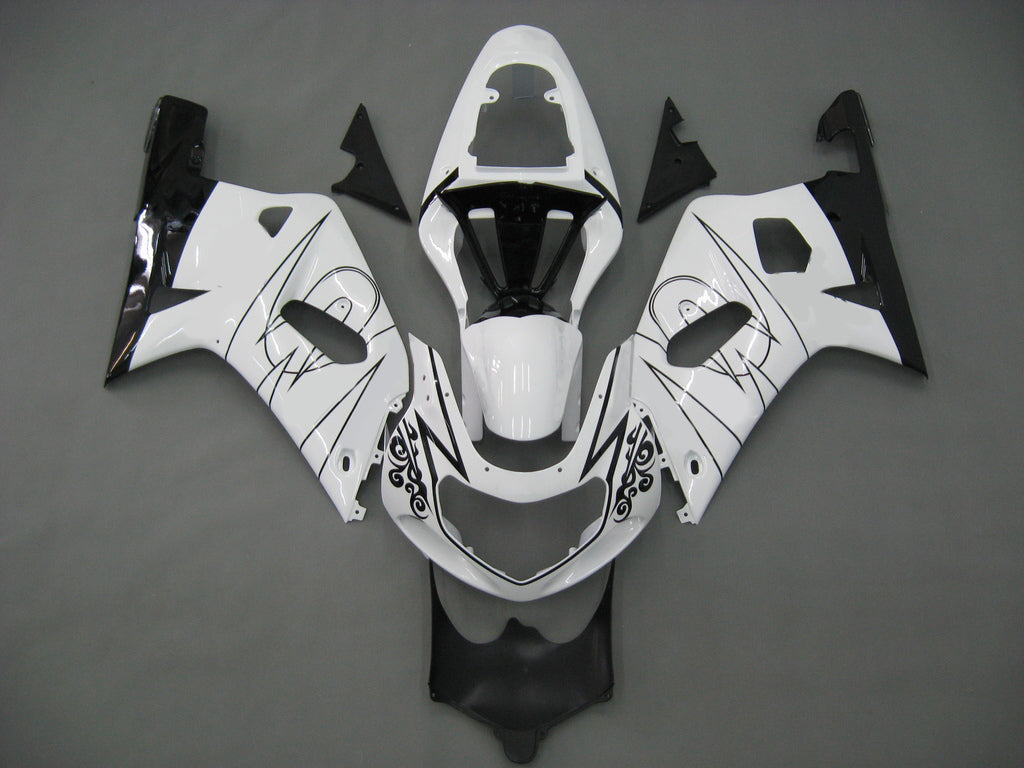 Kit de carénage par injection, carrosserie en plastique ABS, compatible avec Suzuki GSXR600 2001-2003