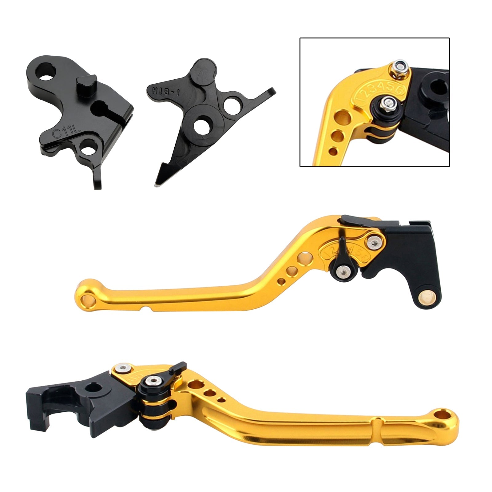 Długa dźwignia hamulca i sprzęgła dla Honda CRF1100L Africa Twin 2020-2021