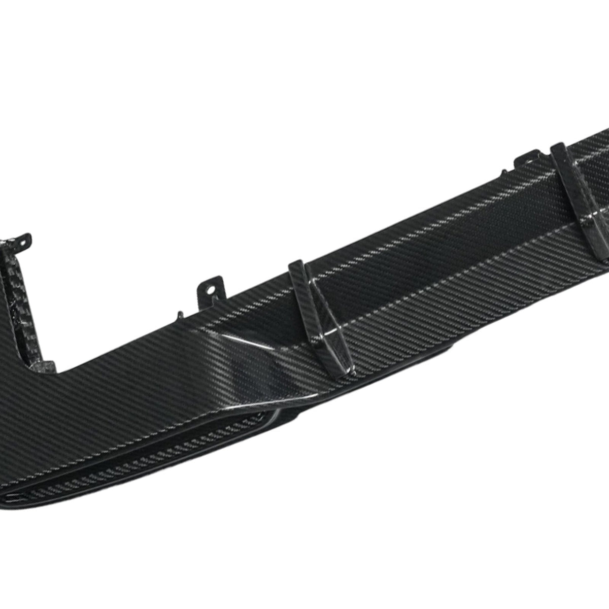 Een diffuserlip van droog koolstofvezel voor de achterbumper, compatibel met de Mercedes-Benz G-Klasse. W465 (vanaf 2025)